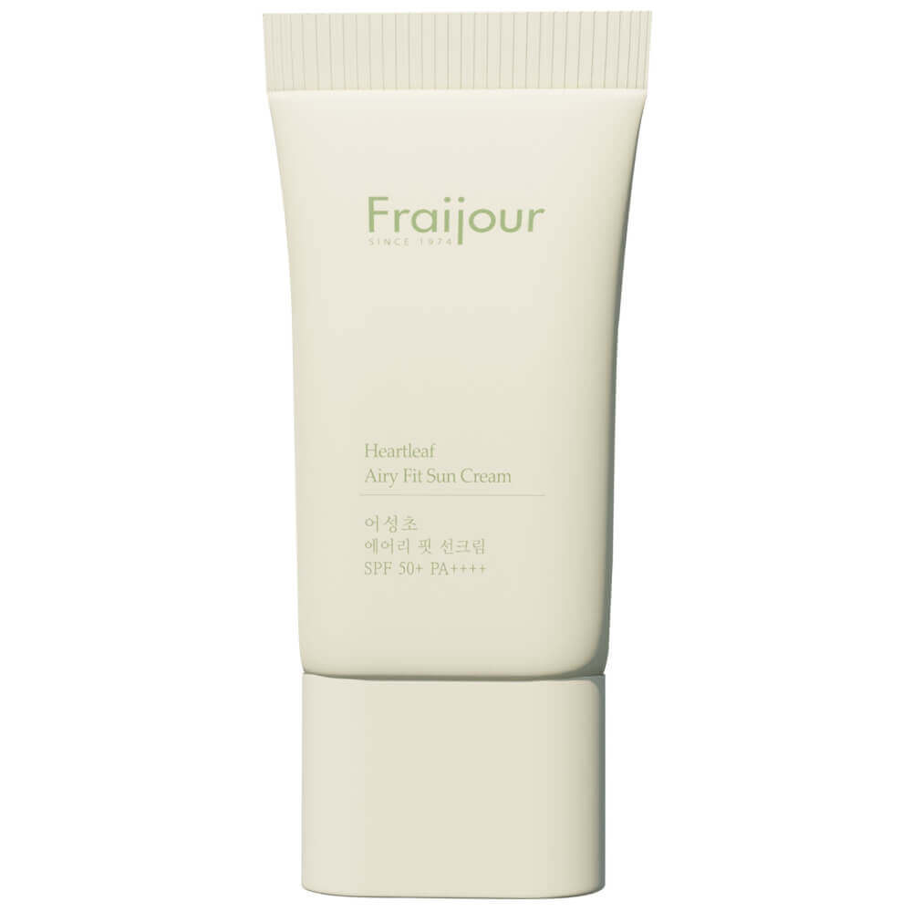 Солнцезащитный крем с хауттюйнией Fraijour Heartleaf Airy Fit Sun Cream SPF 50+ PA++++