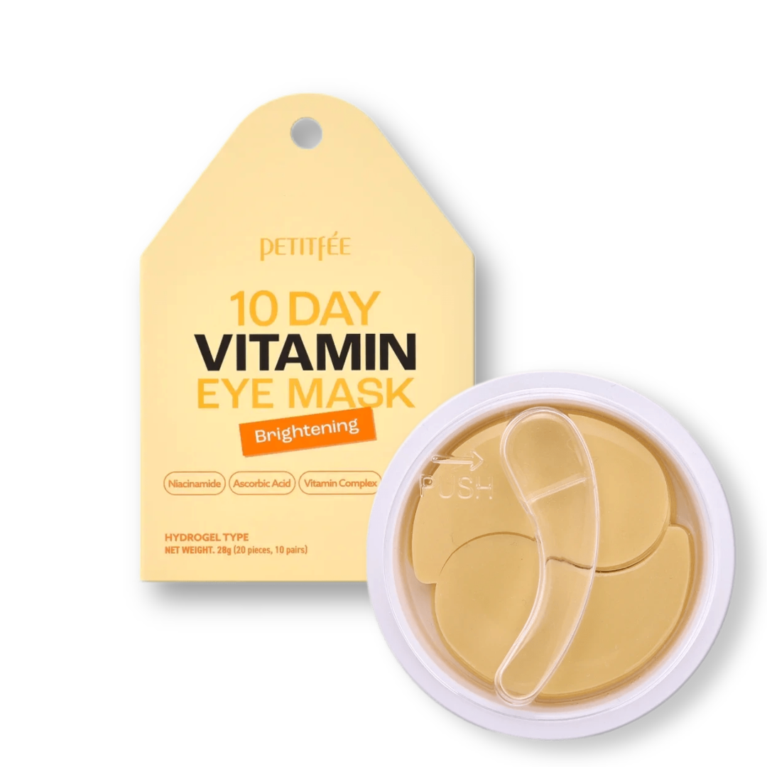 Осветляющие патчи для глаз Petitfee 10 Day Vitamin Eye Mask – Brightening