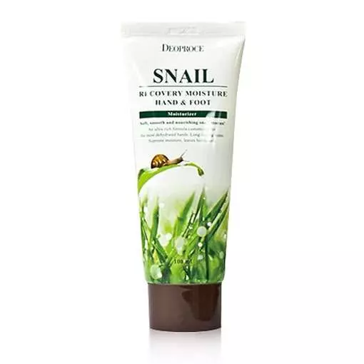 Крем для ног и рук с муцином улитки DEOPROCE MOISTURE HAND & FOOT SNAIL RECOVERY