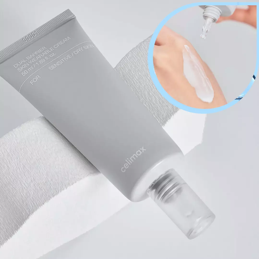 Барьерный крем для лица с церамидами Celimax Dual Barrier Skin Wearable Cream